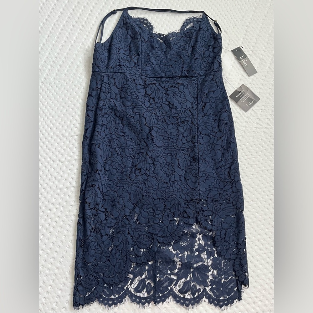 Navy Lace Dress | LuLu’s